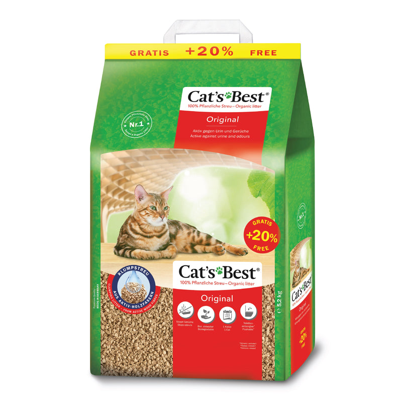 JRS Cat's Best Original Cat Litter 5.2 kg Limited Period Offer