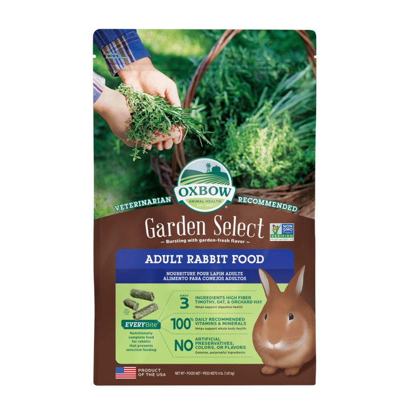 OXBOW Garden Select Adult Rabbit Food – Complete & Balanced Nutrition 1.81 kg