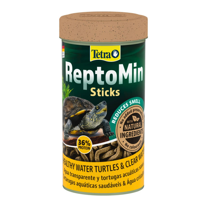 Tetra ReptoMin Sticks- High-Protein Complete Food for Water Turtles with Essential Nutrients & Odor Control 22 Gram