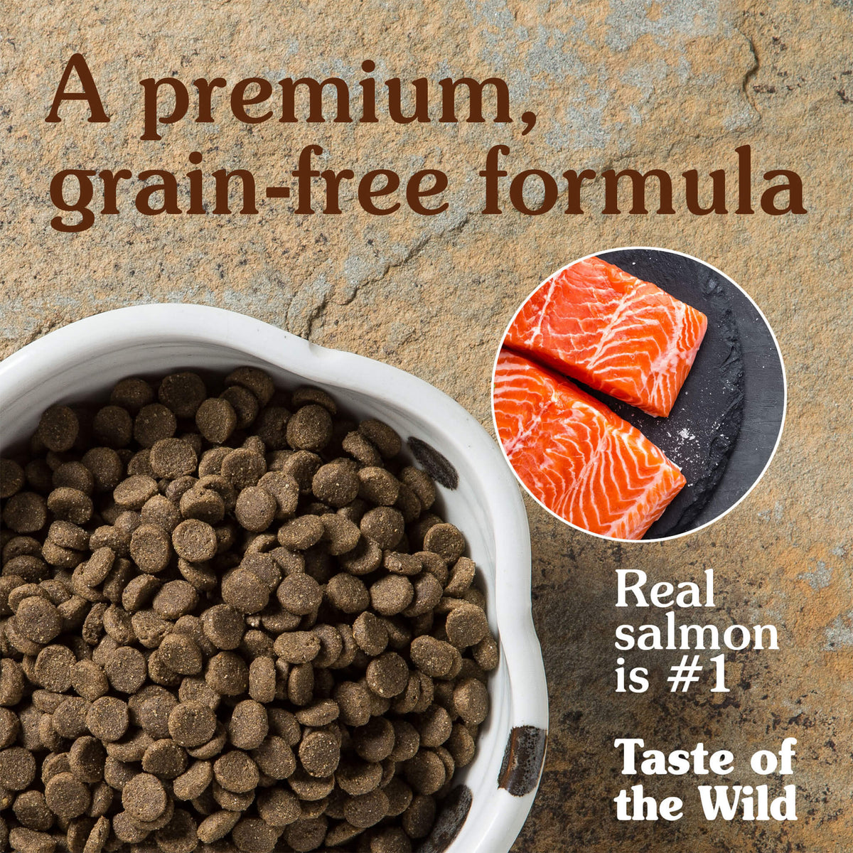 Taste of the Wild Dry Dog Food Pacific Stream Canine Smoked Salmon Orange Pet Nutrition