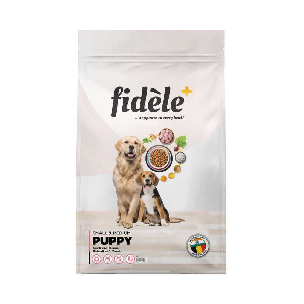 Fidele Dry Dog Food Small Medium Puppy Orange Pet Nutrition